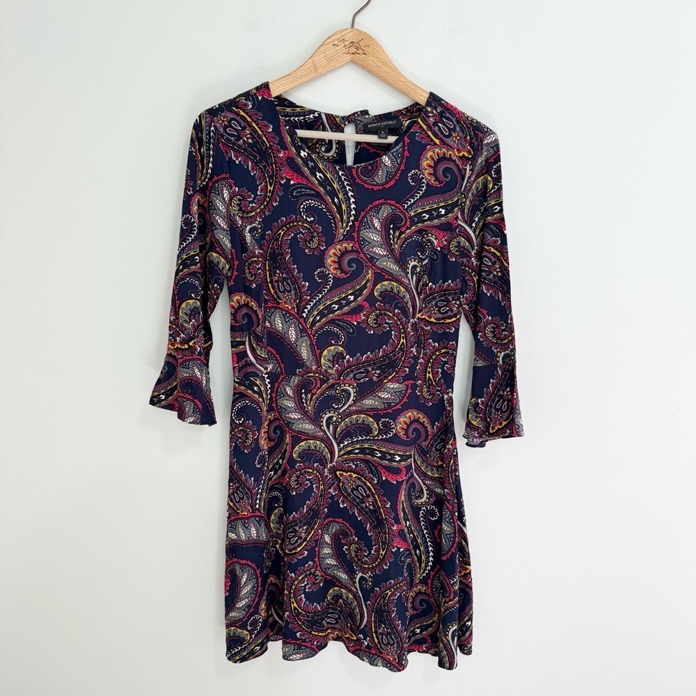 Banana Republic Paisley Mini Dress